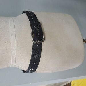 HARLEY DAVIDSON STUDDED SNAKE BELT BLINGED OUT SIZE SMALL 37" LONG